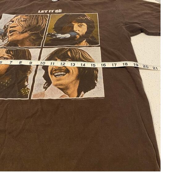 Vintage Beatles Let It Be short sleeve tee Size M - Picture 5 of 6